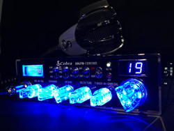 Cobra 29 LTD Chrome AM/FM CB Radio - GREEN NITRO + PERFORMANCE